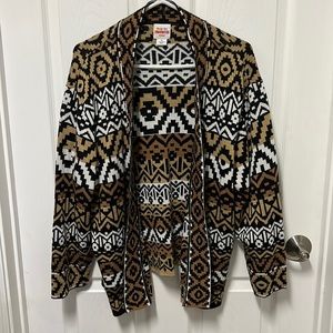 Cardigan - Aztec Print
